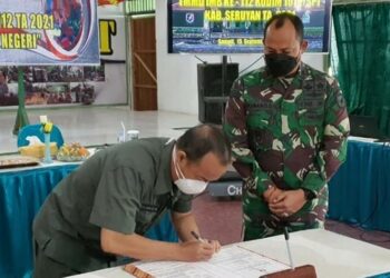 Bupati Seruyan Sambangi Makodim Sampit