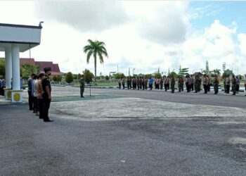 Wujud Sinergitas, ASN, TNI dan Polri Gelar Apel