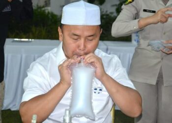 Gubernur Kalteng Lakukan Uji Coba GeNose C19