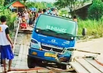 Jembatan Sei Rawi yang Roboh Segera diperbaiki