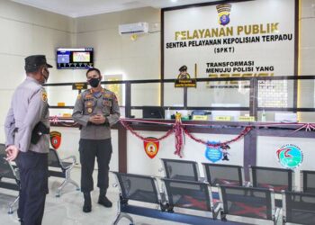 Kapolres Seruyan Cek dan kontrol Ruang Pelayanan SPKT Polres Seruyan