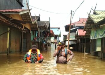 Jalan Ruas Provinsi Terputus, Banjir Kembali Rendam Pemukiman Warga Katingan