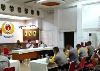 PON XX Papua, Kontingen Kalteng Dikawal Brimob Polda Kalteng