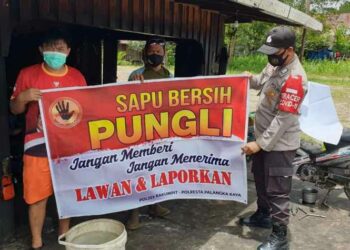 Polsek di Palangka Raya Gencar Sosialisasi Bahaya Pungli