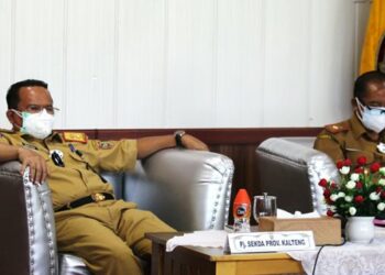 Pj. Sekda Kalteng Hadiri Sosialisasi Penyediaan dan Percepatan Penyaluran Bansos