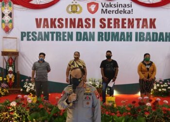 Polda Kalteng Gelar Vaksinasi Serentak di Rumah Ibadah
