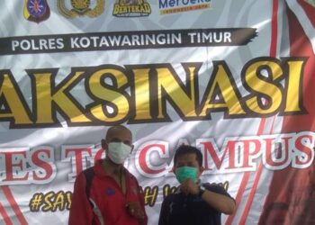 STIH Sampit Apresiasi Vaksinasi Oleh Polres Kotim