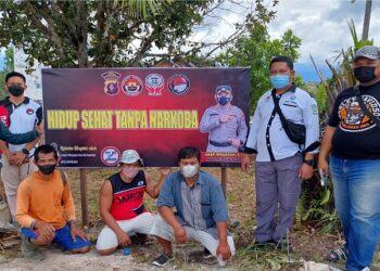 Satresnarkoba Polres Gumas Lakukan Sosialisasi Bahaya Narkoba