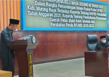 Fraksi PKB Mura : Lakukan Program Jangka Pendek Pada RAPBD Perubahan 2021