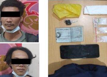 Sepakat Edarkan Sabu, Dua Orang Pemuda Diamankan Petugas