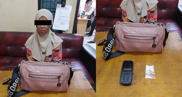 Diduga Edarkan Sabu Wanita Paruh Baya Ditangkap Polisi