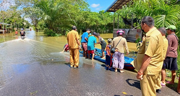Tujuh Kecamatan di Gumas Terendam Banjir