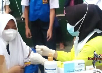 Pelaksanaan Vaksinasi Pelajar di Kapuas Per Zonasi Sekolah