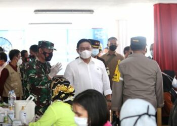 Wagub Kalteng Tinjau Vaksinasi Massal Lansia di Kabupaten Kapuas