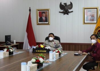 Wagub Kalteng Ikuti Rakor Evaluasi Pembukaan Sektor Pendidikan Selama PPKM