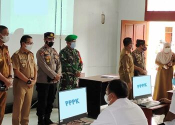 Satgas Covid-19 Mura Pantau Pelaksanaan Ujian PPPK Guna Pastikan Peserta Terapkan Prokes