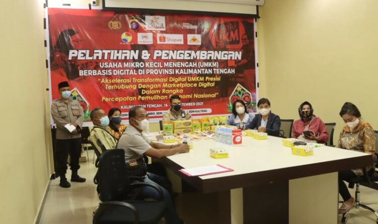 Polda Kalteng Berikan Pelatihan Dan Pengembangan Bagi Pelaku UMKM