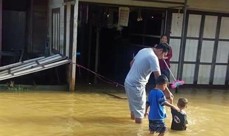 DAS Katingan Kembali Meluap, 3 Kecamatan Kembali Diterjang Banjir
