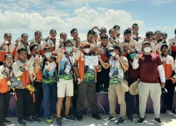Dayung Sabet 1 Emas, Ranking Kalteng PON XX Papua Naik Urutan Ke- 27