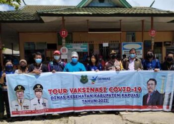 Dinkes Kapuas Lakukan Vaksinasi covid-19 dengan Sasaran 600 Orang