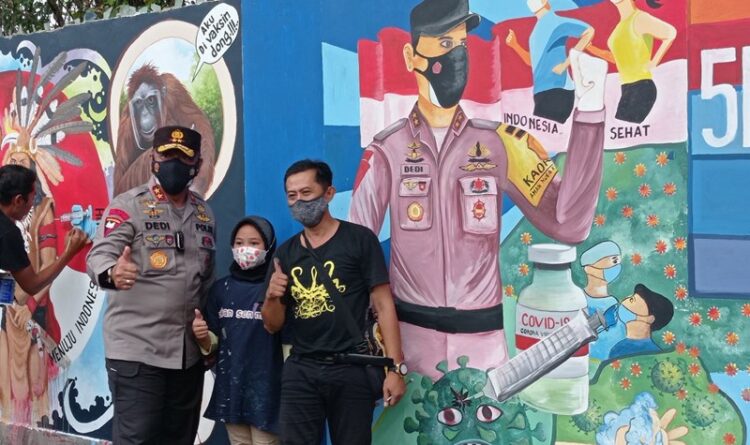 HUT Humas ke-70, Polda Gelar Bhayangkara Mural Festival 2021