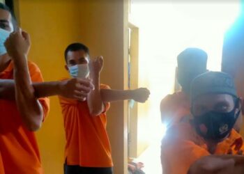 Jaga Kebugaran, Tahanan di Polres Seruyan Diwajibkan Olahraga
