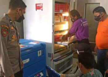 Polresta Palangka Raya Perketat Pengamanan Gudang Penyimpanan Vaksin