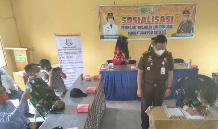 Kajari Pulpis dan Camat Kahayan Kuala Teken MoU