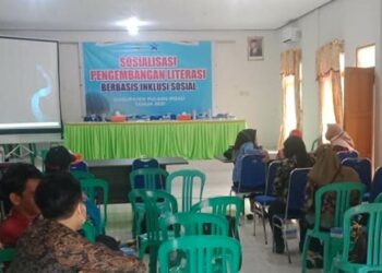Kantor Perpustakaan Pulpis Sosialisasi Literasi Berbasis Inklusi Sosial
