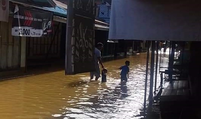 Banjir Kembali Terjadi Di Hulu Katingan