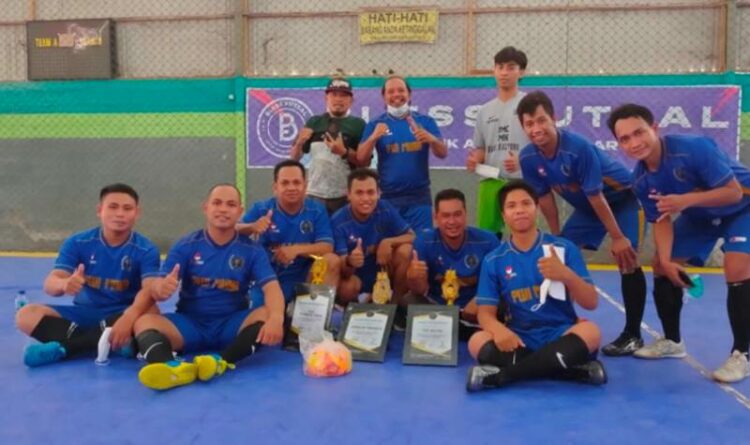 Mantap! PWI Mura Borong Seluruh Trofi Turnamen Futsal DAS Barito