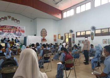 PTM Dimulai, Polres Kotim Fokus Giat Vaksinasi