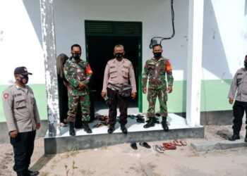 Pantau Vaksinasi Massal, Kapolsek Seruyan Hilir: Sudah Divaksin Tetap Jaga Prokes