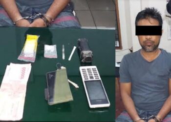 Terduga Pengedar Sabu Diamankan Saat Berada di Depan Rumah