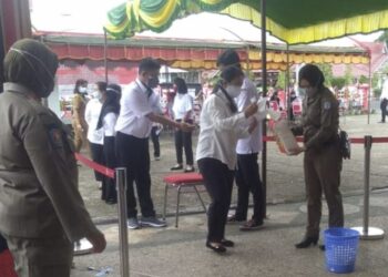 Pelaksanaan SKD CPNS di Mura 2021 Menjadi Momentum Ketatnya Protokol Kesehatan