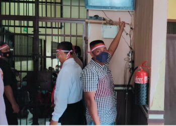 Penjagaan Ruang Tahanan Polres Katingan Diperketat 1