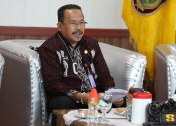 Pj. Sekda Kalteng Hadiri Rapat Evaluasi RPJMD Prov Kalteng Tahun 2021-2026