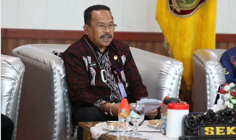 Pj. Sekda Kalteng Hadiri Rapat Evaluasi RPJMD Prov Kalteng Tahun 2021-2026