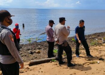 Polsek Seruyan Hilir Lakukan Pengamanan Penanaman Mangrove