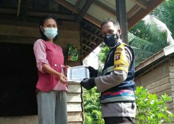 Pospol Tumbang Darap Polsek Seruyan Sosialisasikan Larangan Bakar Hutan dan Lahan