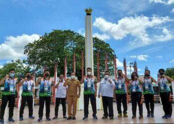 Incar Medali Emas, Atlet Bulu Tangkis Kalteng Berangkat Menuju PON Papua