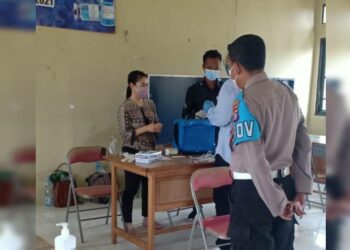 Polsek Rakumpit Komitmen Siap Amankan Pelaksanaan Vaksinasi