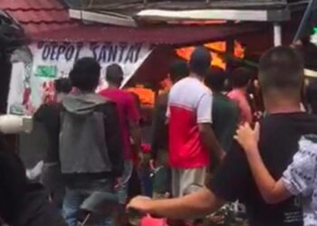 Tragedi Kebakaran 2011 di Pasar Pelita Hilir Hampir Terjadi, Beruntung Api Berhasil Dipadamkan