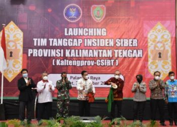 Tim Tanggap Insiden Siber KaltengProv-CSIRT Di Launching
