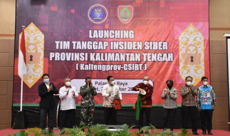 Tim Tanggap Insiden Siber KaltengProv-CSIRT Di Launching