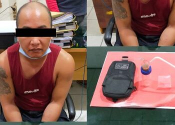 Warga Antang Kalang Dibekuk Polisi Akibat Terlibat Sabu