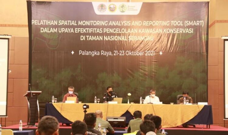 Perkuat Pencegahan Karhutla di TN Sebangau Melalui Pelatihan Smart Patrol