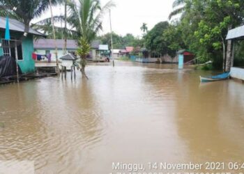 4 Desa di Kecamatan Tualan Hulu Kotim Terendam Banjir
