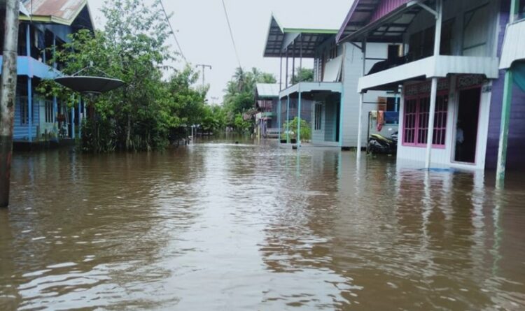 Banjir Mulai Merendam Sejumlah Desa di Murung Raya