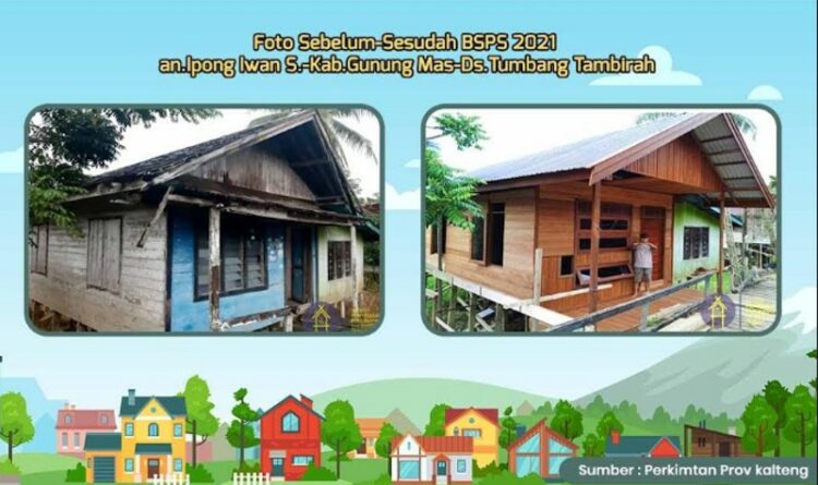 Di Masa Kepemimpinan Gubernur Kalteng Sugianto Sabran , 14.249 Unit Rumah Berhasil Dibedah